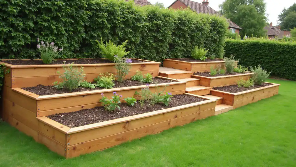 Timber Sleeper Installation & Raised Beds