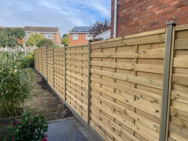 Woven fence panels